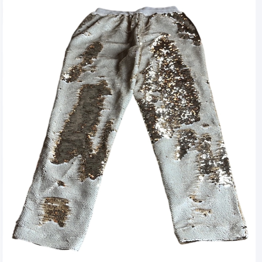 Hei Hei Sequin Joggers by Anthropologie- Champaign gold -Small - Picture 5 of 12